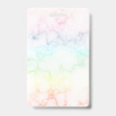 Homeselectie ongeschoolde studenten Regenboog Badge (Achterkant)