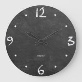 Homeselectie Room Study Wall Chalkboard Tijdstuk Grote Klok (Voorkant)