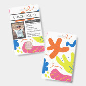 Homeselectie Unschool Student Fun Badge (Voor- en achterkant)