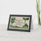 Homesick-A gedicht Kaart (Voorkant)