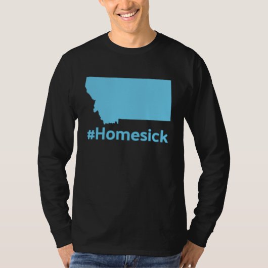 Homesick for Montana T-shirt (Voorkant)