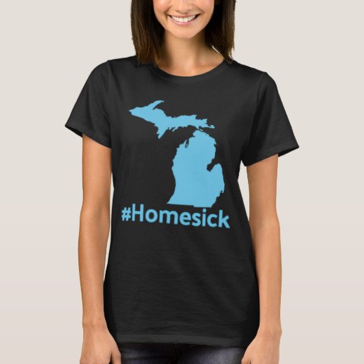 Homesick voor Michigan T-shirt (Voorkant)