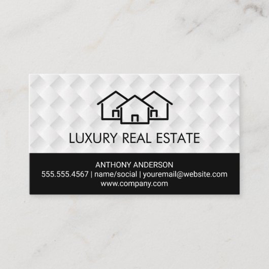 Homespion | Weave Pattern Visitekaartje (Voorkant)