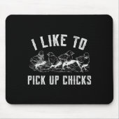 Homestead Farmer I Like To Ck Up Chicks For Chicke Muismat (Voorkant)