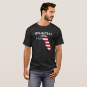 Homestead Florida USA State America Travel Floridi T-shirt (Voorkant volledig)
