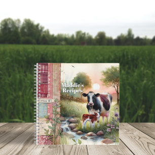 Homestead Harvest Farmhouse Familie Receptenboek Notitieboek