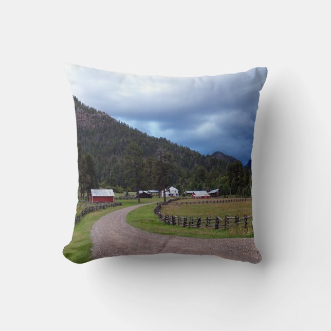 Homestead in Colorado, US Pillow Kussen (Voorkant)