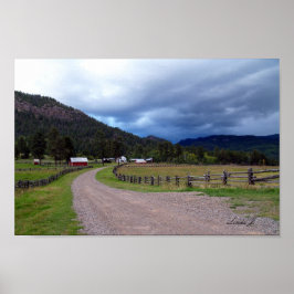 Homestead in Colorado USA Canvas Print