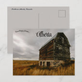 Homestead in het zuiden van Alberta Canada Briefkaart (Voorkant / Achterkant)
