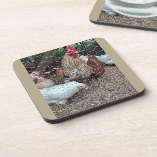 Homestead kip beroep bier onderzetter (Linkerzijde)