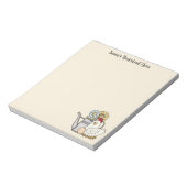 Homestead merkt Schattigee kip en gieter op Notitieblok (Linkerzijde)