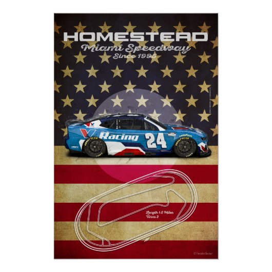 Homestead Miami Speedway Perfect Poster (Voorkant)