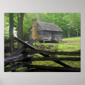 Homestead op een mini-ochtend poster (Voorkant)