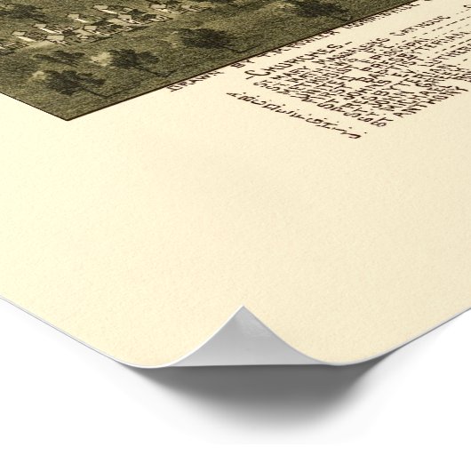 Homestead, PA Panorama Map - 1902 Poster (Hoek)