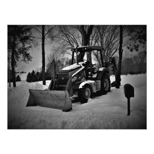 "Homestead Tractor" Foto Afdruk (Voorkant)