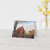 Homestead van Jim Ivey-Blank Notecard Kaart (Gele Bloem)