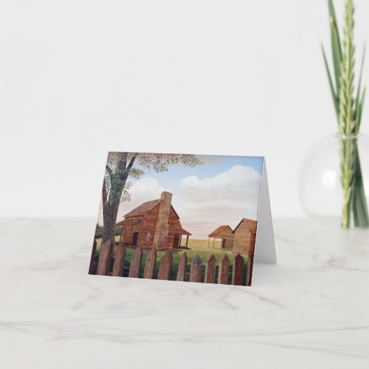 Homestead van Jim Ivey-Blank Notecard Kaart (Voorkant)