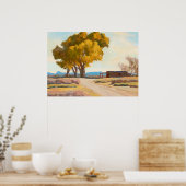 Homestead van Maynard Dixon Poster (Keuken)