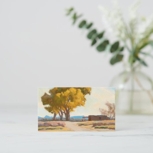 Homestead van Maynard Dixon Visitekaartje (Staand voorkant)