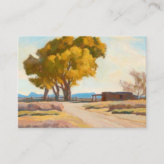 Homestead van Maynard Dixon Visitekaartje (Voorkant)