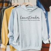 Homesteader Moeder Homesteading Mama Hoodie