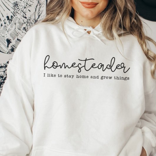 Homesteader Moeder Homesteading Mama Hoodie