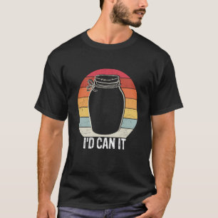 Homesteading Canning Season Id kan het Homegrown v T-shirt