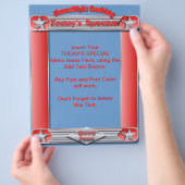 Homestyle-koken VANDAAG SPECIALE toevoeging Flyer (Hand)