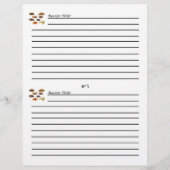 Homestyle Koking Recipe Kaart (Achterkant)