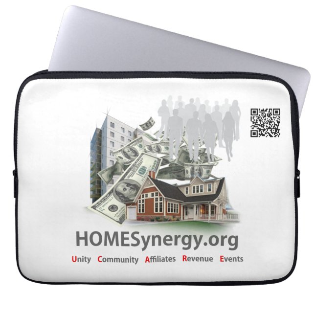 HOMESynergy - laptophoes van 13 inch Laptop Sleeve (Voorkant)