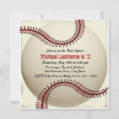 Hometown Baseball Verjaardag Kaart (Achterkant)