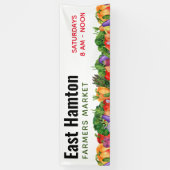 Hometown Farmers Market Stand Banner (Verticaal)