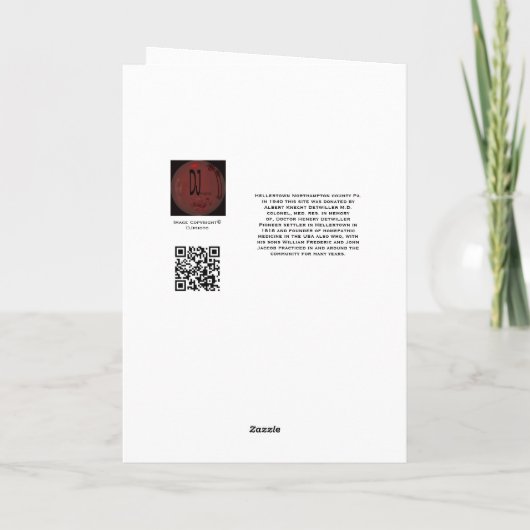 Hometown Holiday Card Feestdagen Kaart (Achterkant)