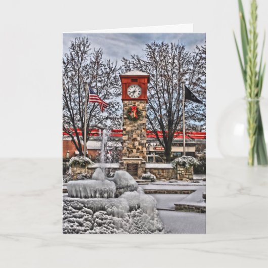 Hometown Holiday Card Feestdagen Kaart (Voorkant)