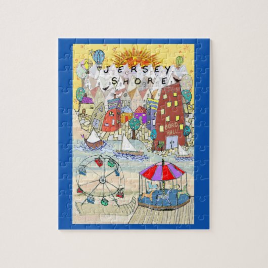 Hometown Jersey Shore Legpuzzel (Verticaal)