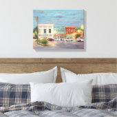 Hometown Light-Show Canvas Afdruk (Insitu (Slaapkamer))