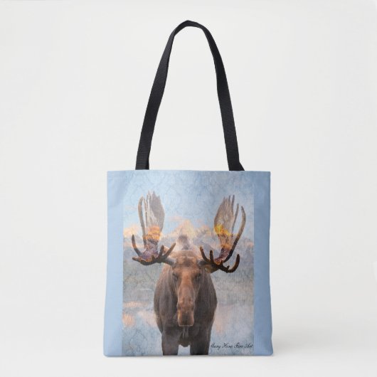 Hometown Moose Tote Bag (Voorkant)