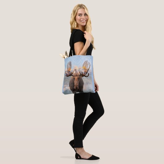Hometown Moose Tote Bag (Op model)