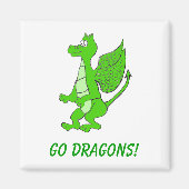 "Hometown Pride"-vierkant koelkast Magnet (Voorkant)