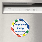 Hometown Shelby Leuke Kleuren Magneet (Insitu (Vaatwasser))