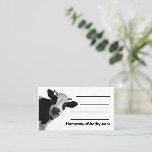 Hometown Shelby Visitekaartje (Staand voorkant)