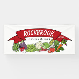 Hometown toevoegen | Boerenmarkt tekenen Spandoek