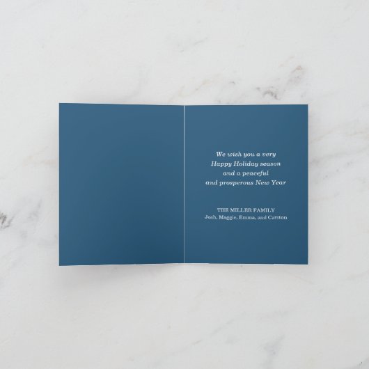 Hometown voor Kerstmis Kaart (Binnen)