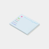 Homewerk voor notities achteraf post-it® notes (Schuin)