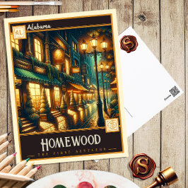 Homewood, Alabama | Antiek Briefkaart