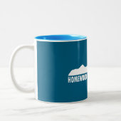 Homewood Mountain Resort alsjeblieft Tweekleurige Koffiemok (Links)