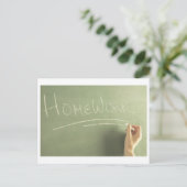 Homework Banner Briefkaart (Staand voorkant)