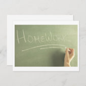 Homework Banner Briefkaart (Voorkant / Achterkant)