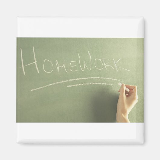 Homework Banner Magneet (Voorkant)