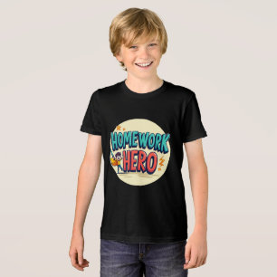 HomeWork Hero: Leuk en inspirerend Back-to-School  Tri-Blend Shirt